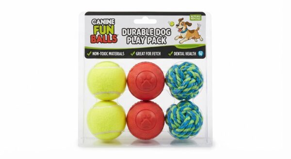 a00c796f-d4c2-4a5a-8511-06c731b0708a Canine Fun Balls Play Pack (6 Balls)